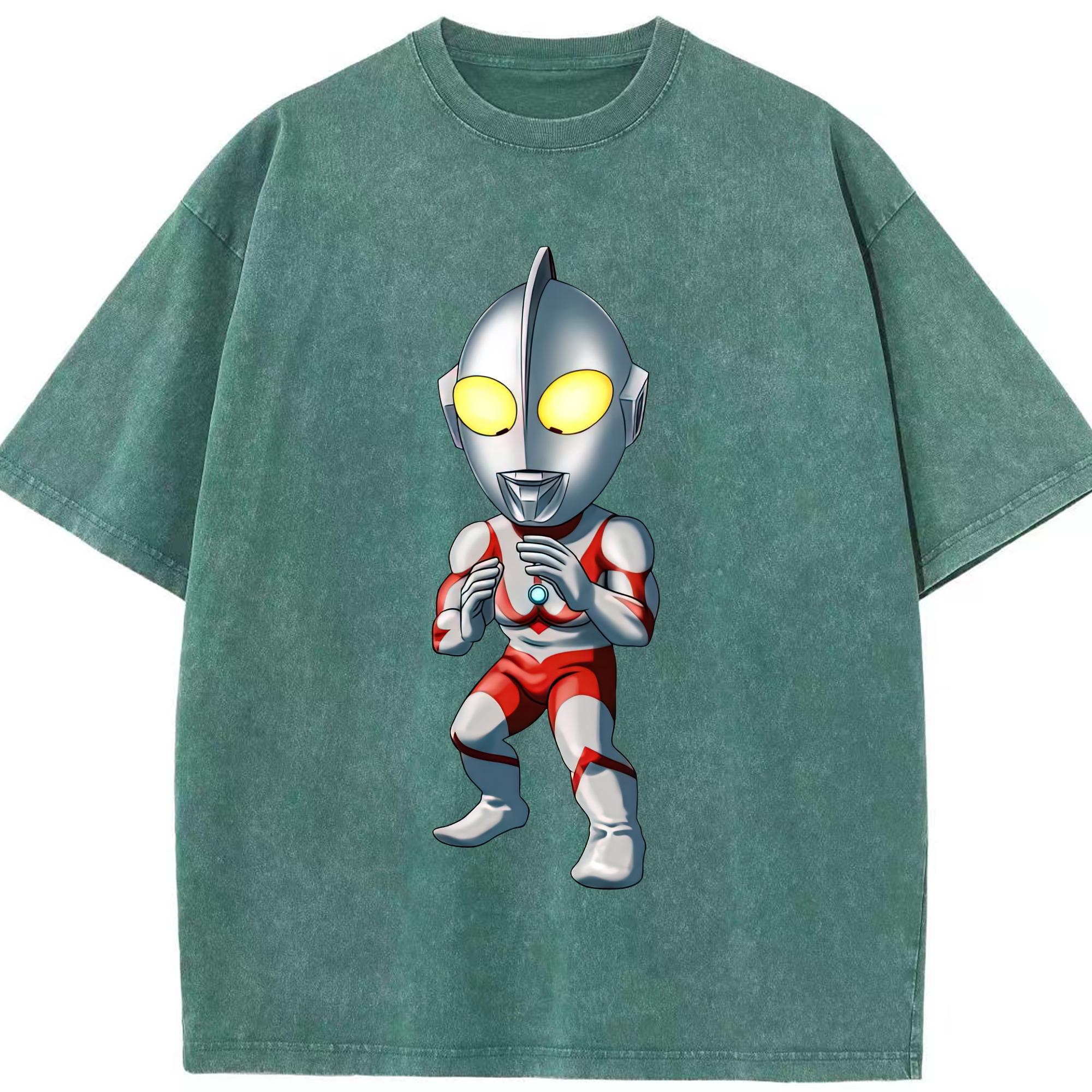 （画像用） ウルトラマン Ultraman 綿100% ヴィンテージ風 半袖Tシャツ（フロントプリント）